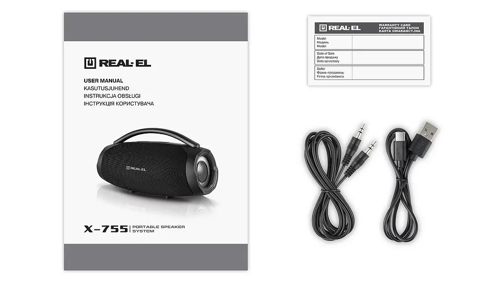 Акустична система Real-El X-755 Black - фото 2