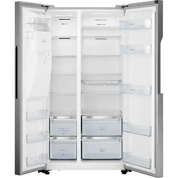 Холодильник Gorenje SBS 179x68x91 см 2 дв. Х 368 л М 167 л A++ NF Plus Інвертор диспенсер дисплей сірий - фото 4