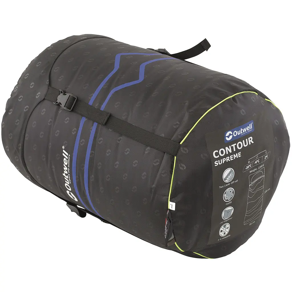 Спальний мішок Outwell Contour Supreme Reversible/-4°C Coffee Left (230369) - фото 4