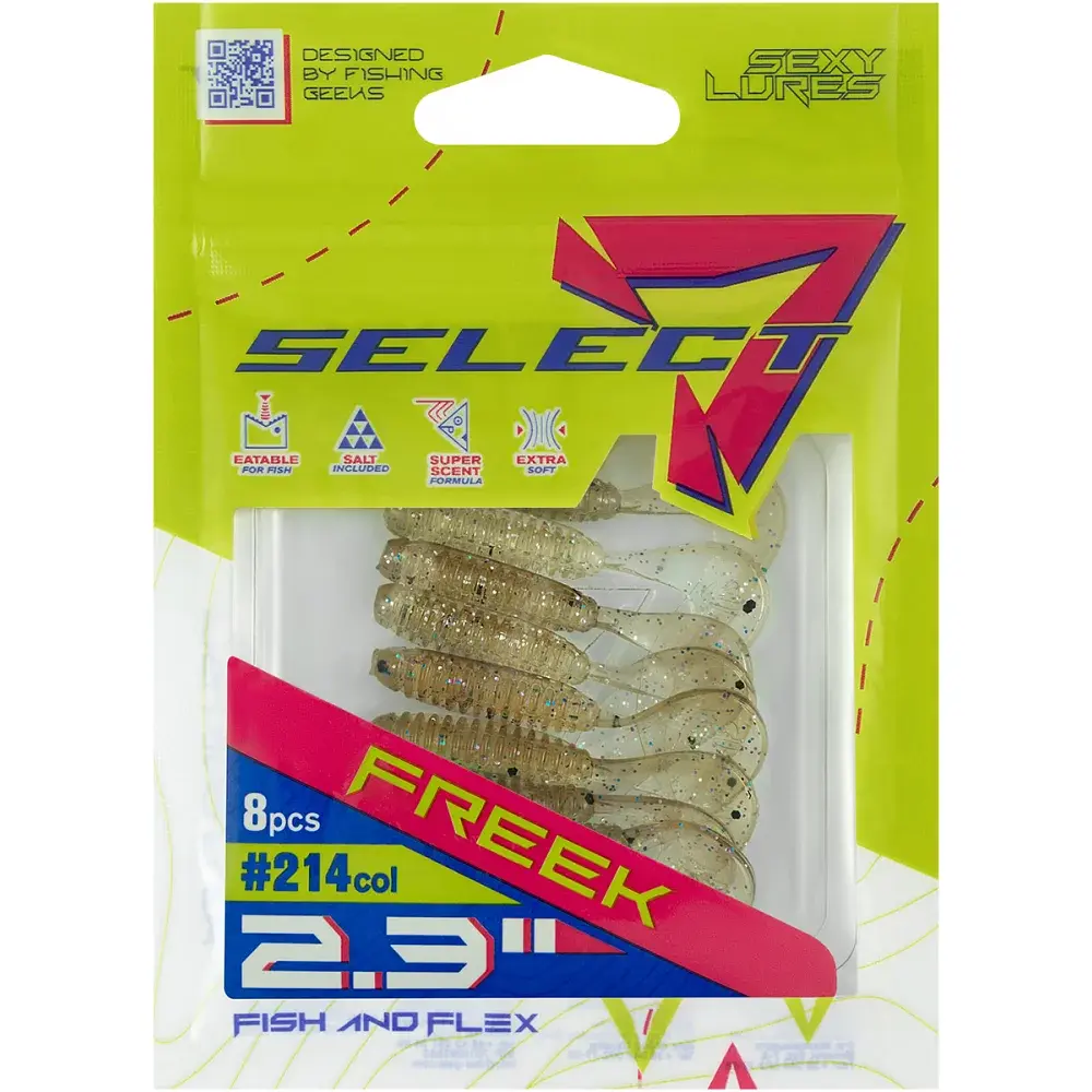 Силікон Select Freek 2.3" 214 FE (8 шт/уп) - фото 2