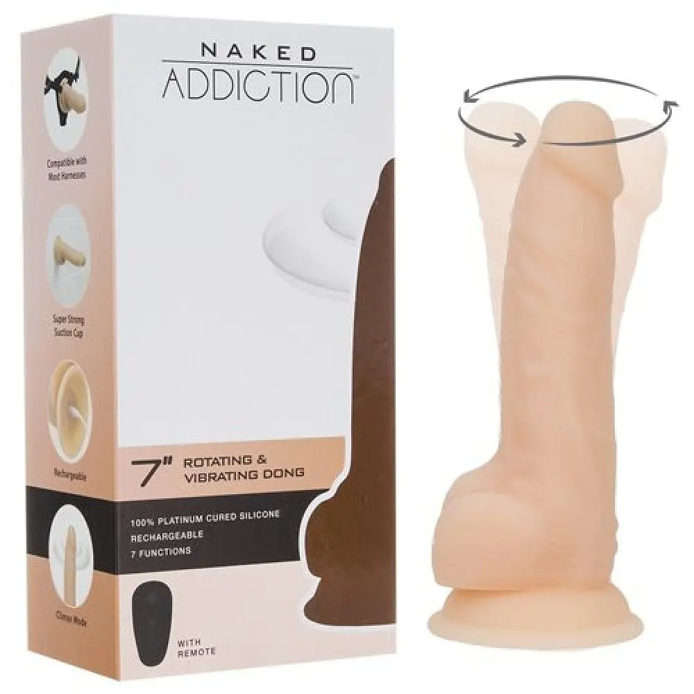 Вібратор Addiction Naked - 7», 17,8 см