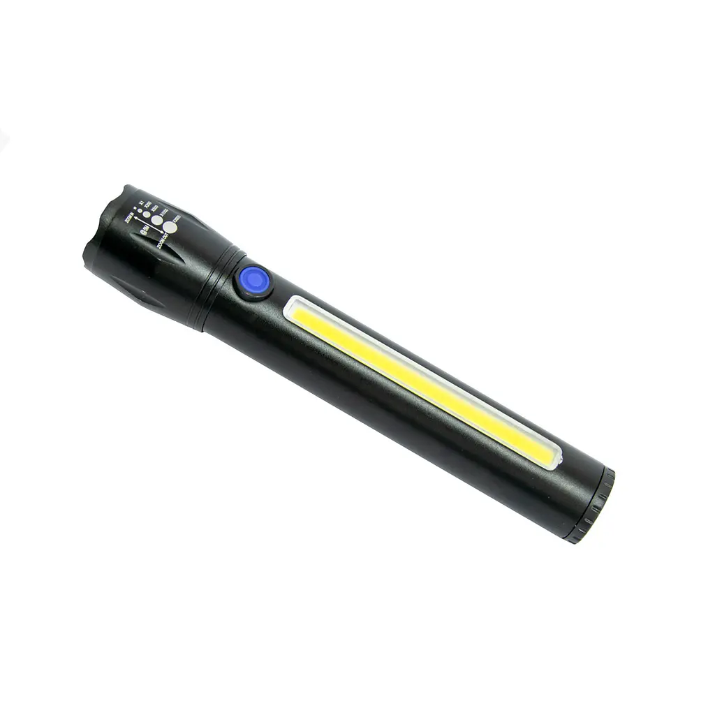 Фонарь ручной светодиодный фонарик аккумуляторный маленький BL-K/C-63-COB USB Type-C Charge - фото 3