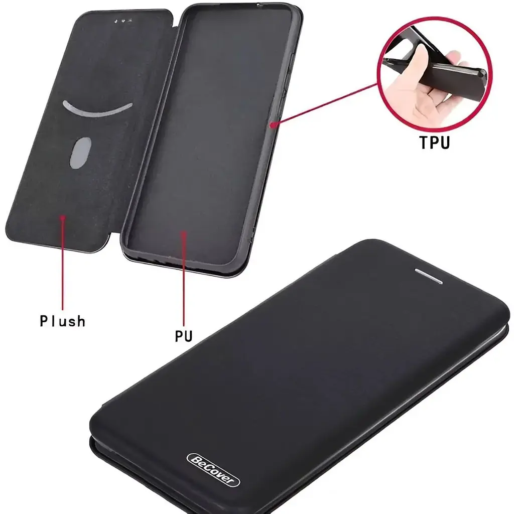 Чохол-книжка BeCover Exclusive для ZTE Blade V40s Black (710286) - фото 4
