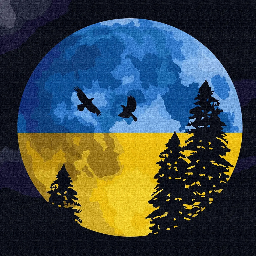 Набір для розпису по номерах Ideyka Соняшники Ван Гог 40х50 см та Під вільним небом 40х40 см (СKHO1388) - фото 3