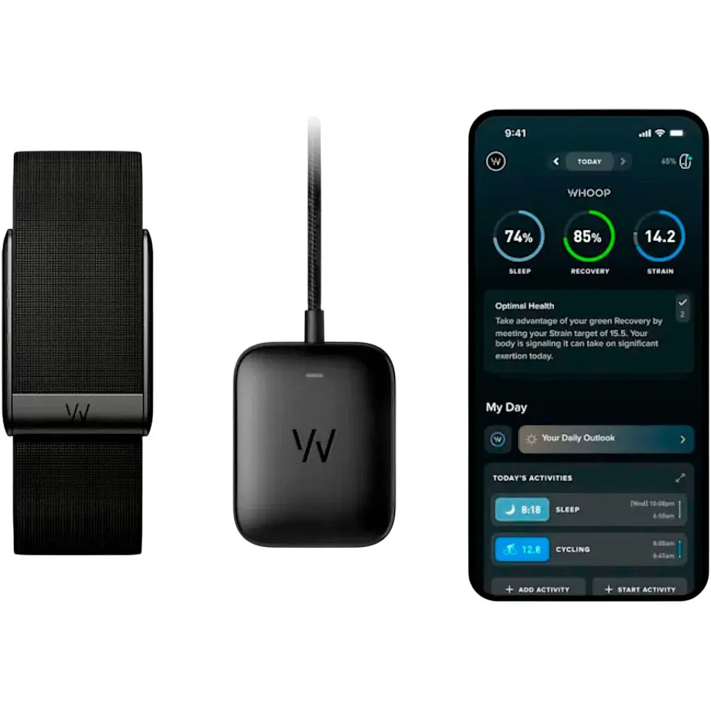 Фитнес-браслет Whoop 5.0 CoreKnit Jet Black + подписка One на 12 месяцев (973-003-000) [144264] - фото 4