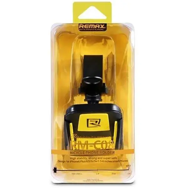 Тримач для велосипеда REMAX RM-C08 чорно-жовтий - фото 3