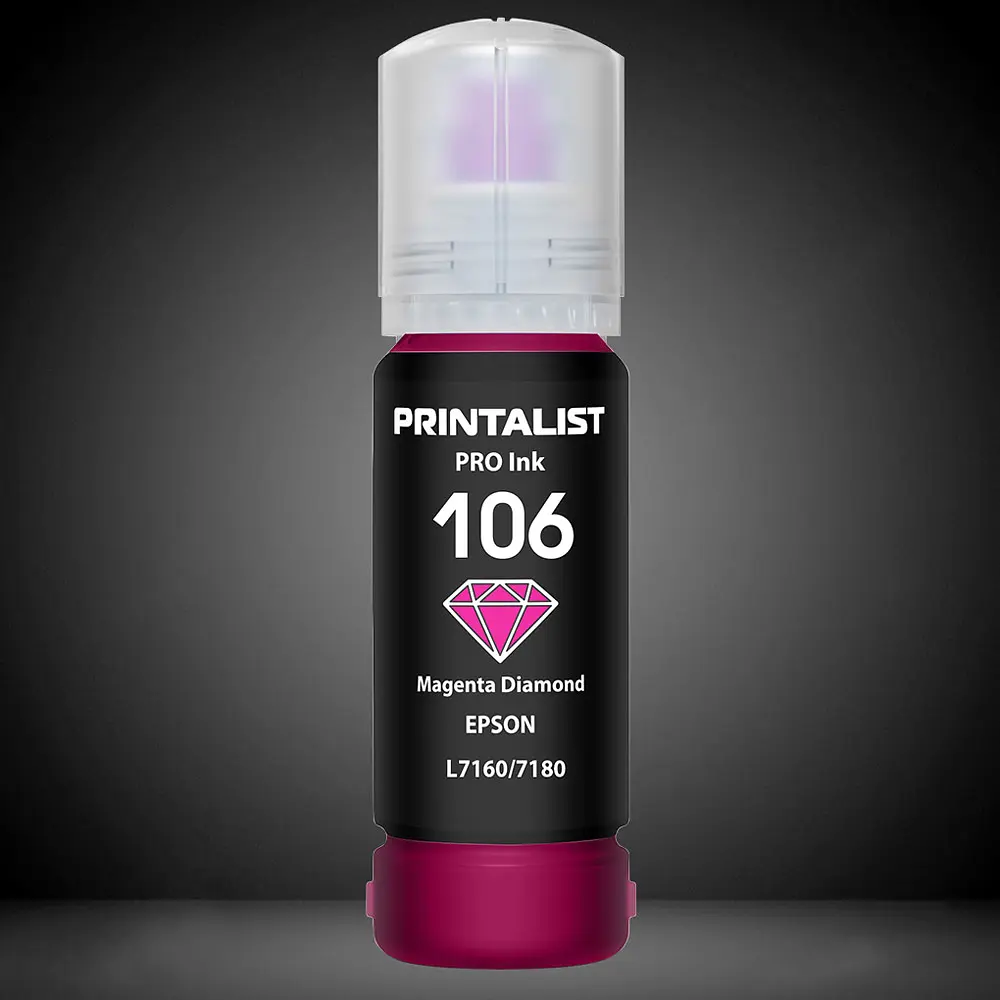 Чорнило PRINTALIST 105 для Epson L7160/7180 70г Magenta водорозчинне (PL106M) - фото 6
