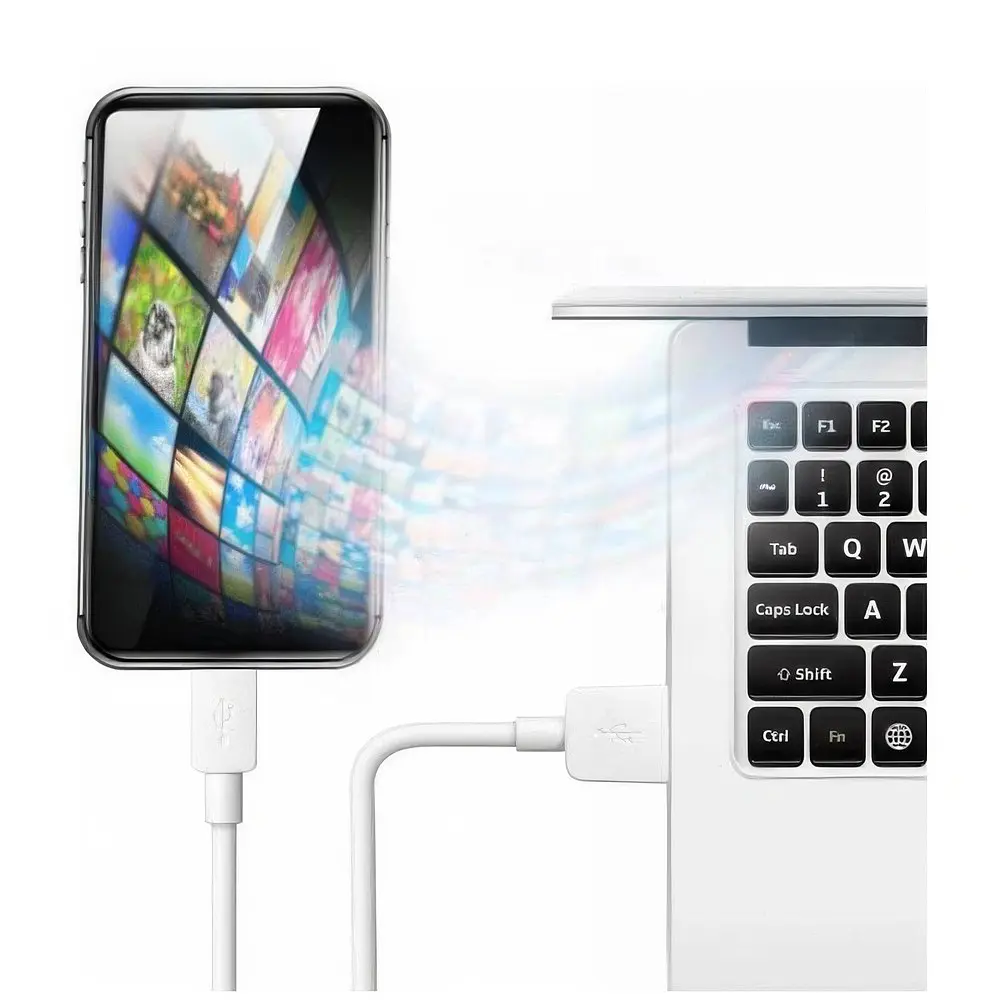 Шнур для зарядки телефона белый 80 см, кабель USB micro USB кабель для зарядки USB-MICRO USB S4 - фото 5