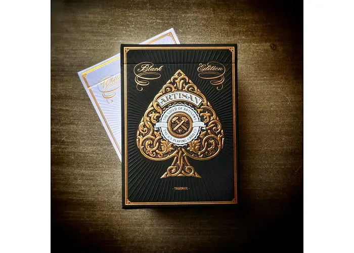 Карти гральні United States Playing Card Company Theory11 Artisan Black edition (PC_T11ARTSb) - фото 5