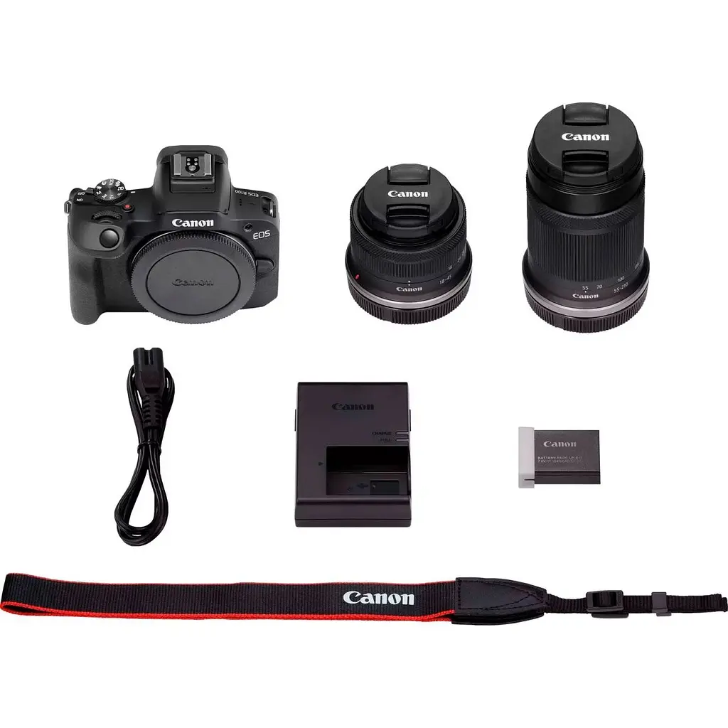 Бездзеркальний фотоапарат Canon EOS R100 Kit RF-S 18-45mm + RF-S 55-210mm IS STM (6052C036) UA [93039] - фото 12
