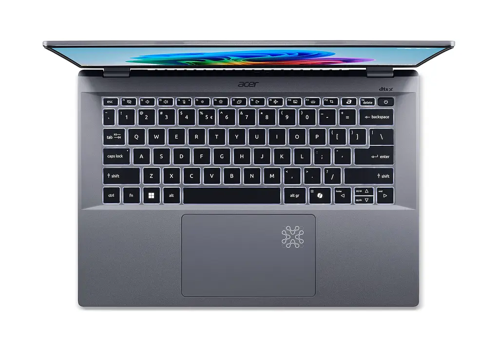 Ноутбук Acer Swift Go 14 AI SFG14-01 14.5' WQXGA IPS, Quallcomm X1P-42100, 16GB, F1TB, UMA, Win11, сірий (NX.KYXEU.005) - фото 5