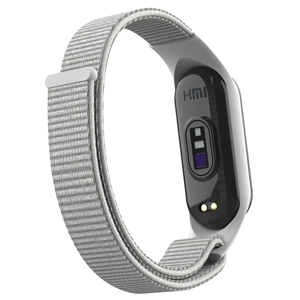 Ремінець нейлоновий ArmorStandart для Xiaomi Mi Band 7/6/5/4 White (ARM67840) - фото 2