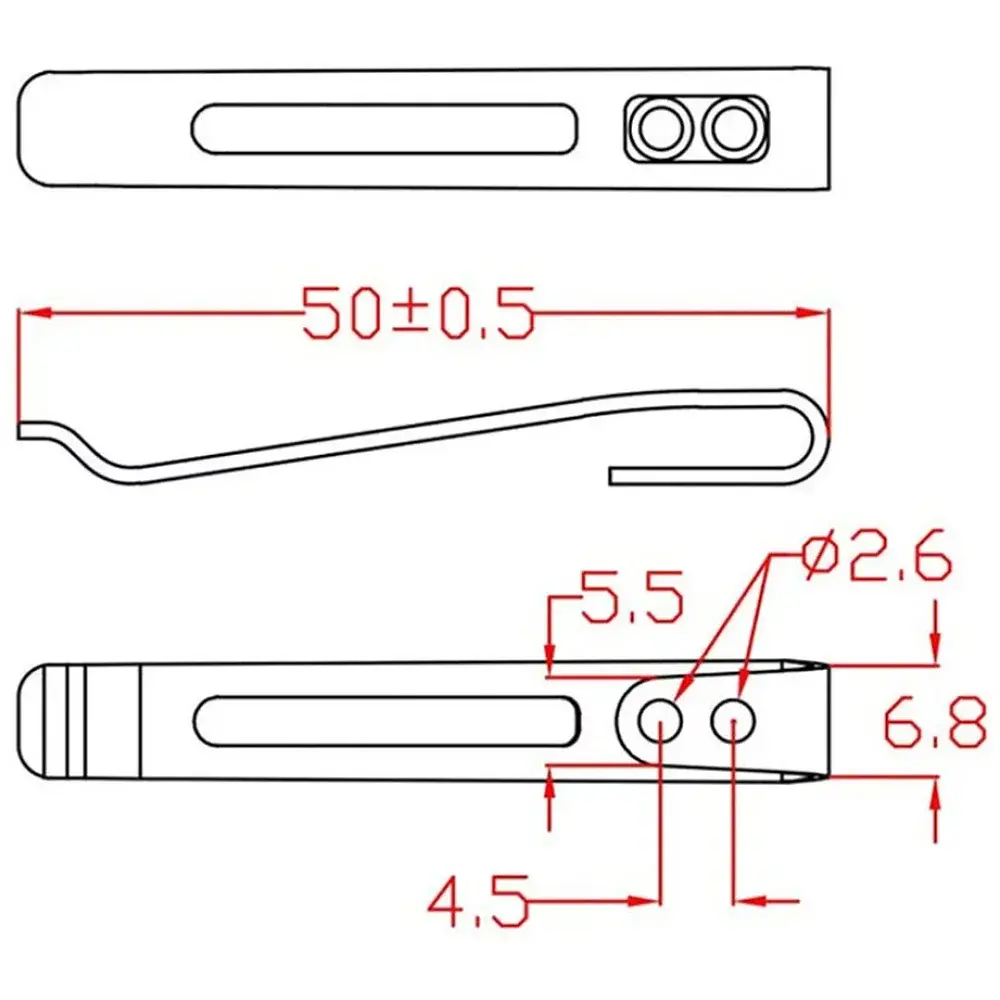 Кліпса Для Ножа Civivi CA-05B-V1 - фото 3