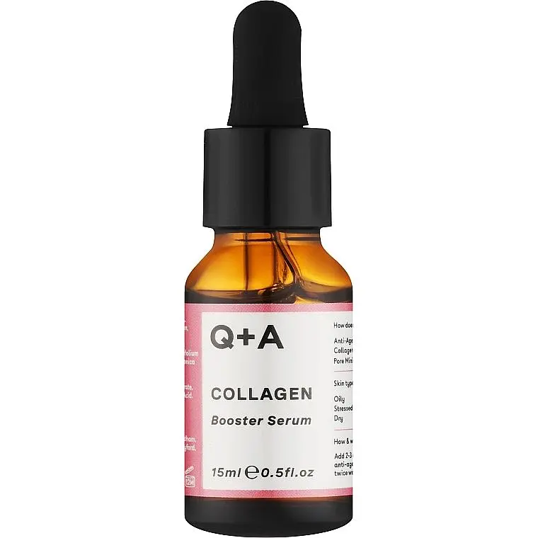 Сироватка для обличчя Q+A Collagen Booster Serum з колагеном 15 мл - фото 2