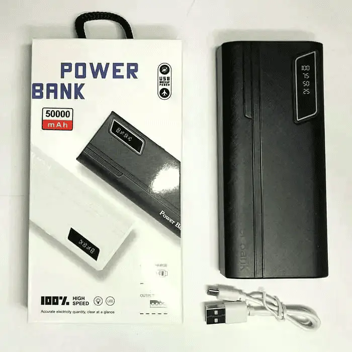 Мобільна зарядка Power Bank UN-3104 50000mAh із швидкою зарядкою та ліхтариком - фото 4