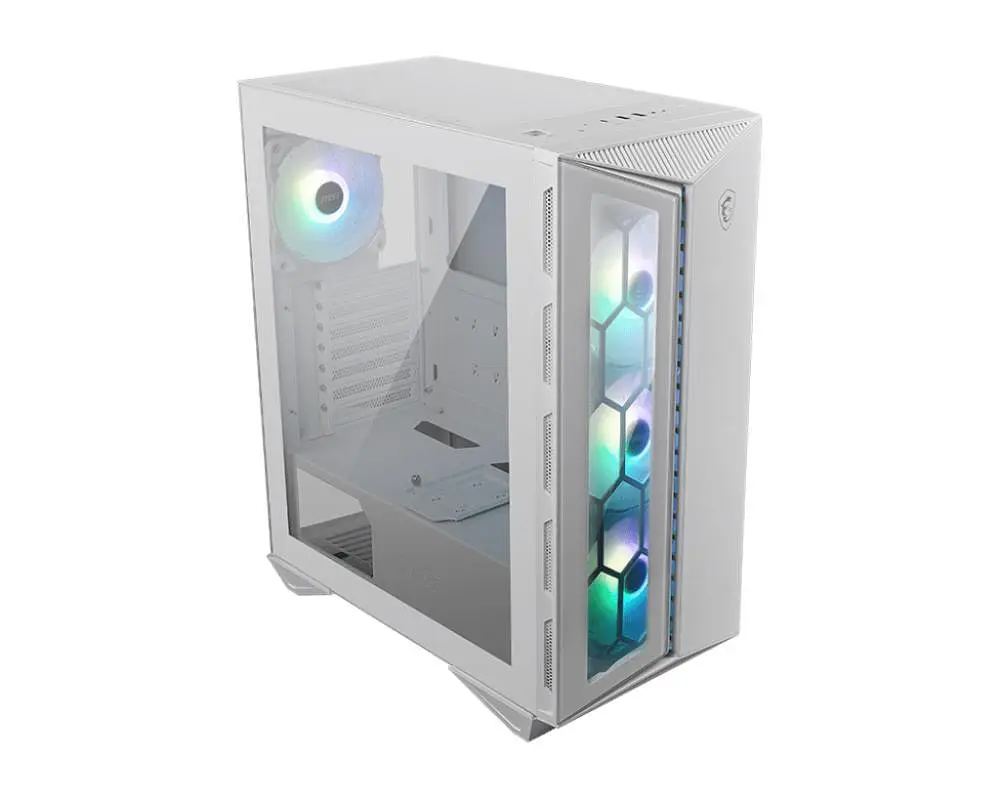 Корпус ATX W/O PSU MPG GUNGNIR 110R WHITE MSI - фото 2