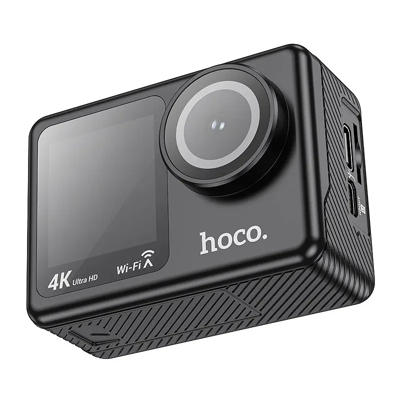 Экшн-камера Hoco DV101 Dual color screen Sports Black - фото 3