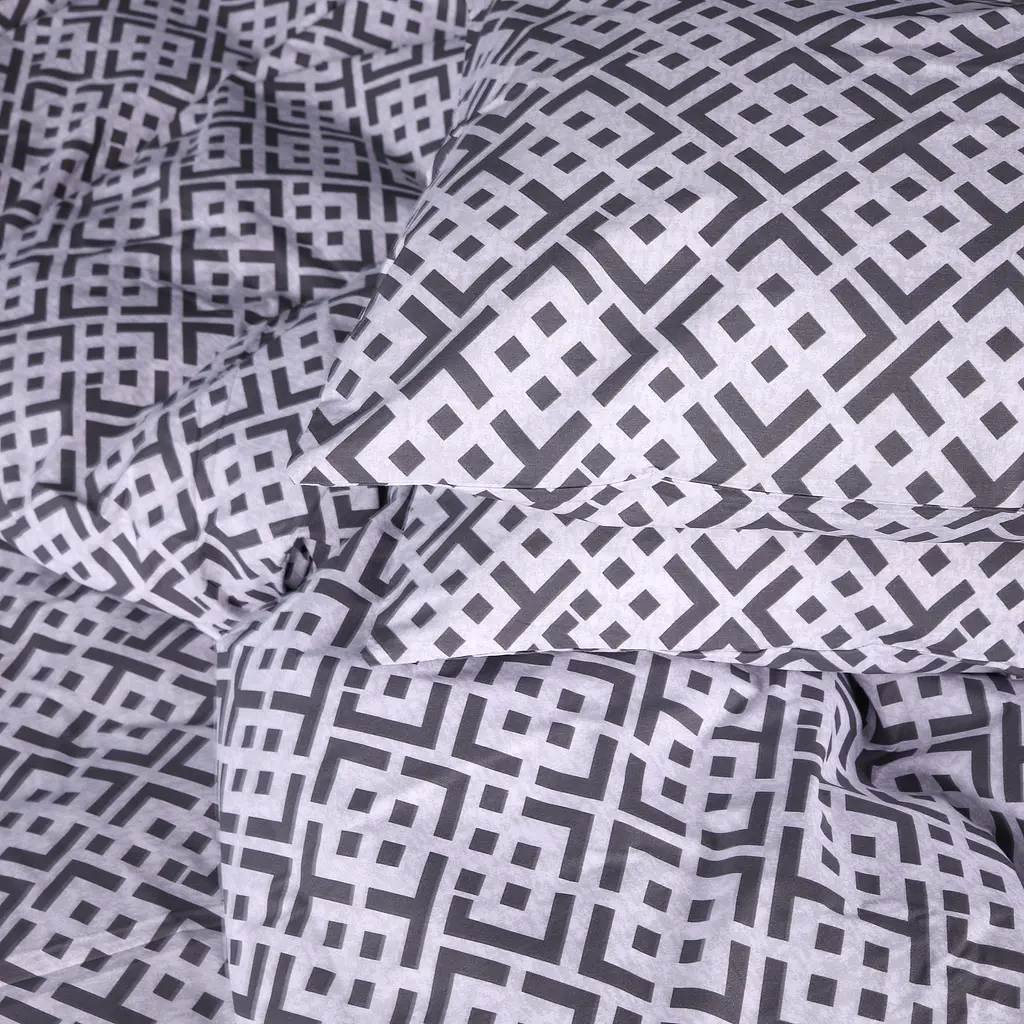 Комплект постільної білизни бязь MIRSON Abstract Graphite 220х240см (2200013165750) - фото 5