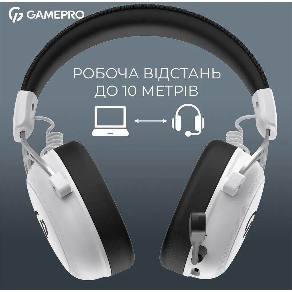 Ігрові навушники GamePro Asgard Skald 4-Mode White (HSW160W) [161115] - фото 9