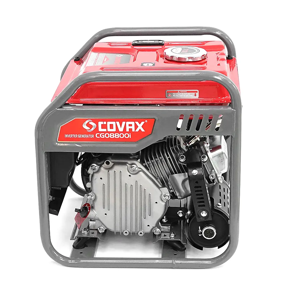 Генератор інверторний бензин COVAX CGO8800i, 6.0kW, однофазний 220V, 50Hz, electrik starter, 4-stroke, бак 7L, 440х385х465mm, 37kg - фото 5