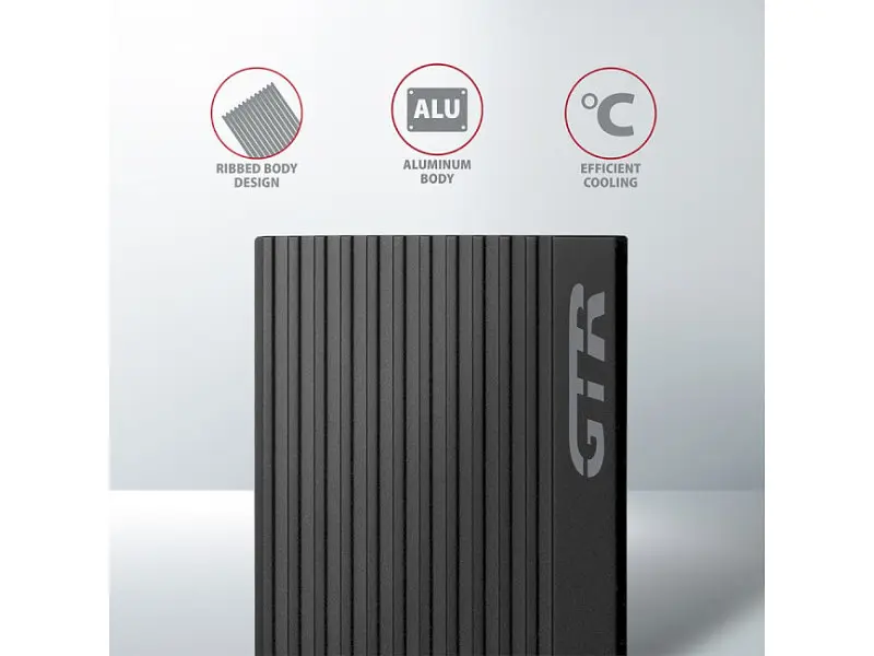 Кишеня для накопичувача AXAGON SuperSpeed+ Thin Rib (EEM2-GTR) - фото 3