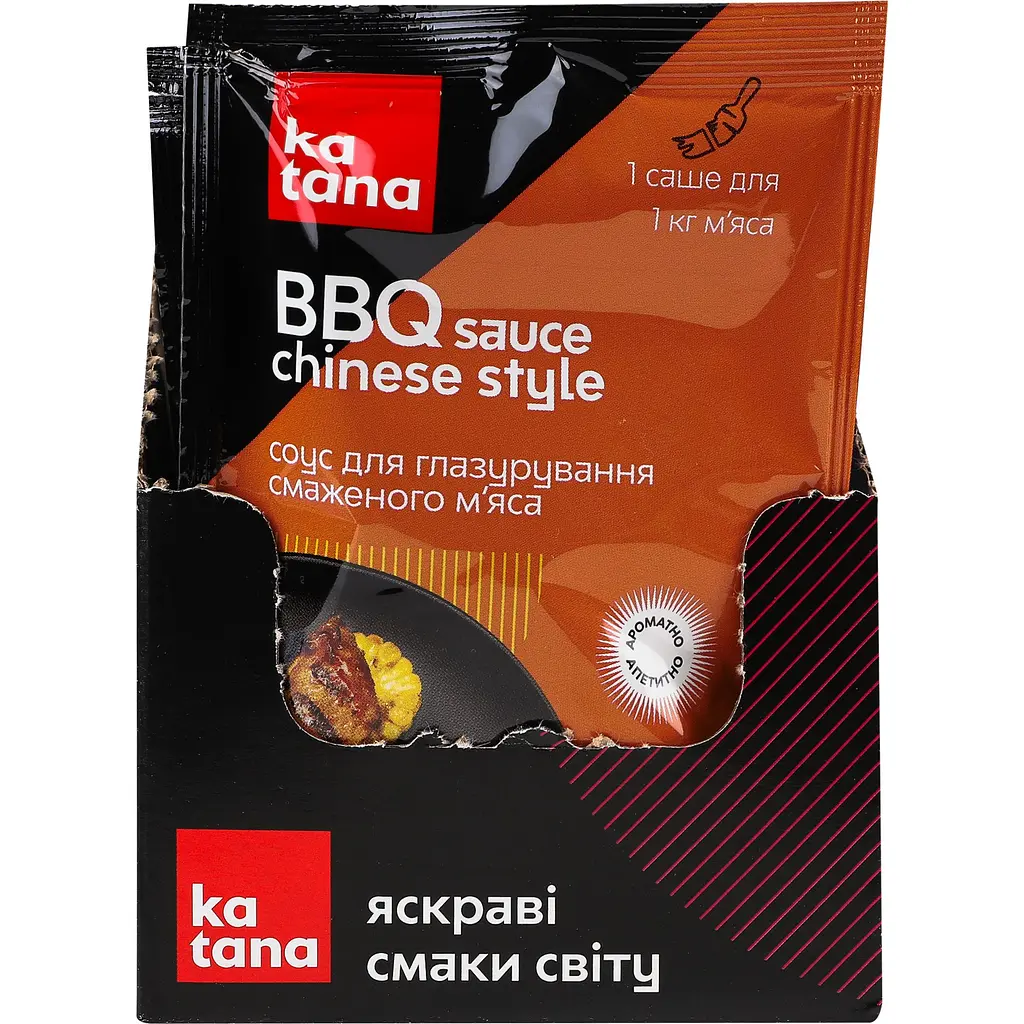 Соус Katana BBQ Chinese Style для глазурування смаженого м'яса 120 г - фото 3