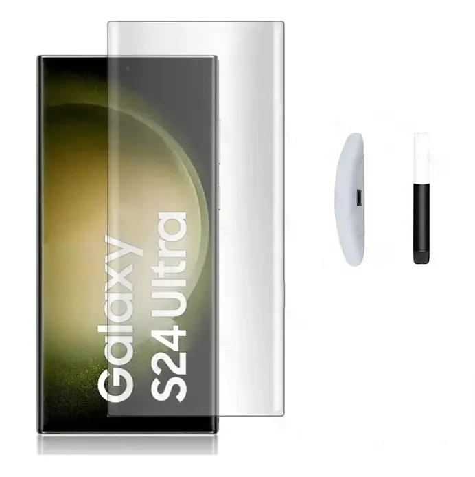Захисне скло DK для Samsung Galaxy S24 Ultra S928 UV Curved 019459 clear - фото 2