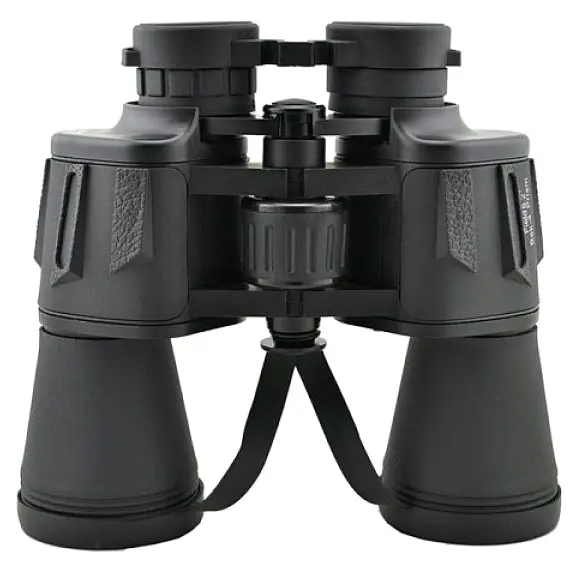 Бінокль прогумований з чохлом 20 крат оптика для спостереження LandView 20x50 чорний