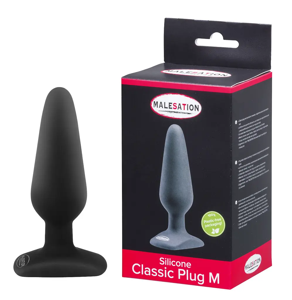 Анальна пробка MALESATION Silicone Classic Plug M Malesation 614000011312 86983