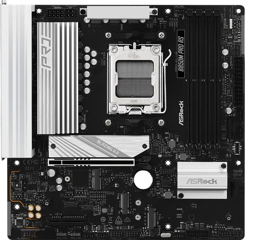 Материнская плата ASRock B850M PRO RS Socket AM5 - фото 2