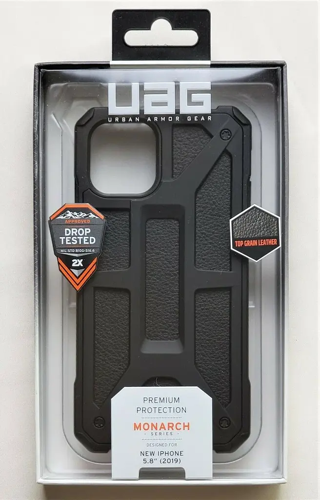 Оригінальний протиударний чохол UAG Monarch для iPhone 11 Pro (5.8") Black 111701114040 - фото 2