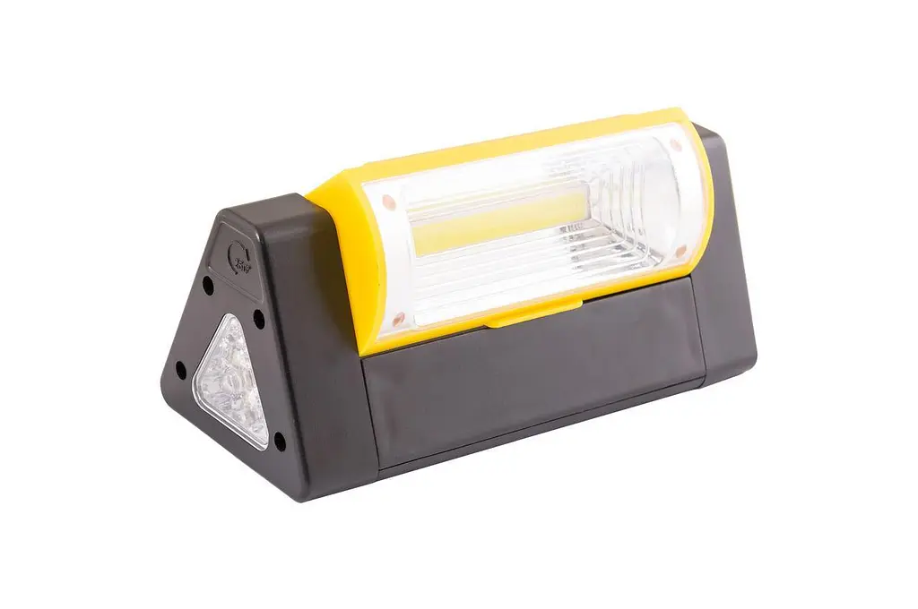 Фонарь подвесной магнитный на батарейках Mastertool 94-0809 7LED x 3 Вт (1COB) - фото 3