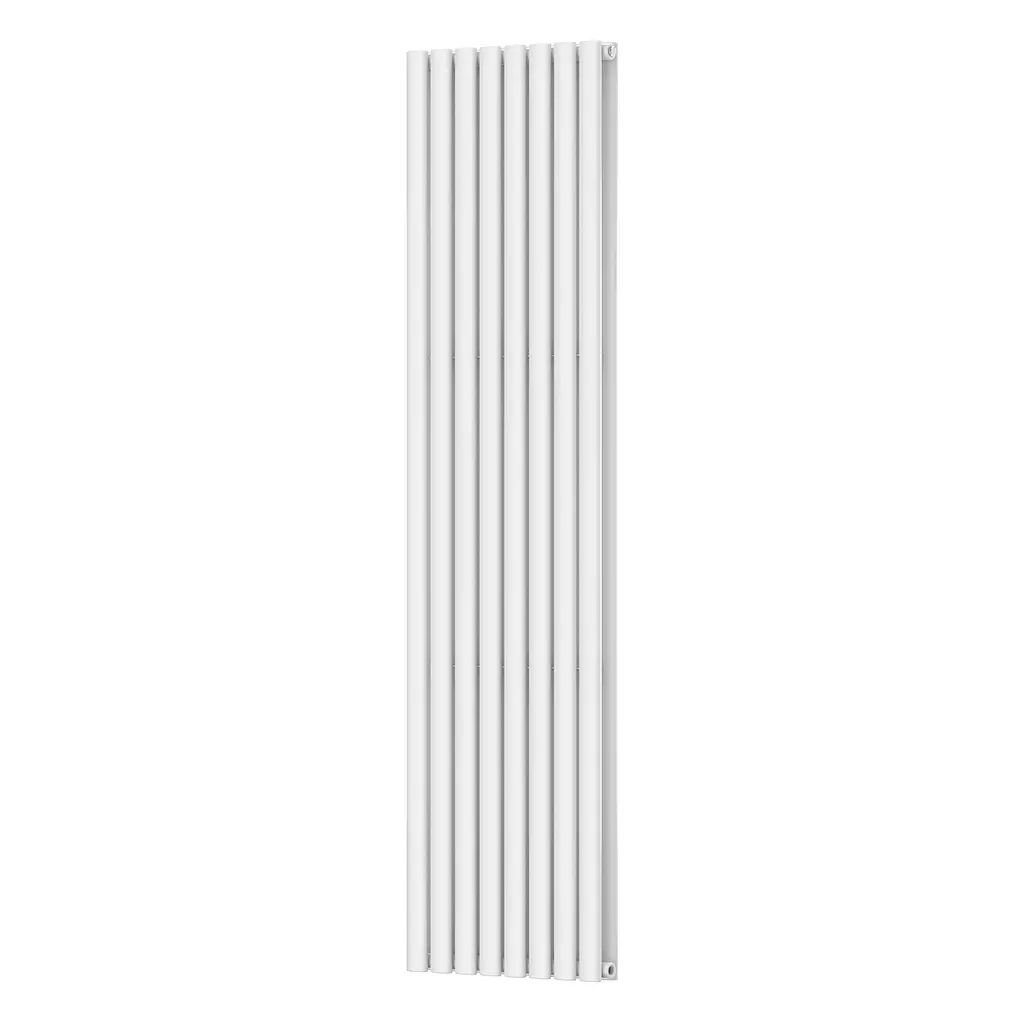 Вертикальний радіатор Navin Ellipse Double 480x1800-8, anticor, білий 10-012033-4880, Білий - фото 2