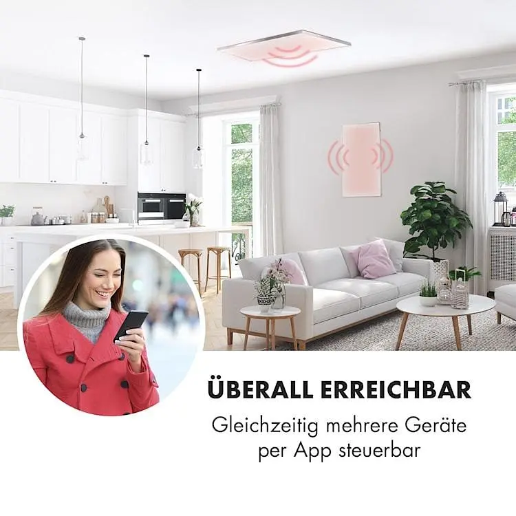 Інфрачервоний обігрівач Klarstein Wonderwall Smart (10032783) - фото 2