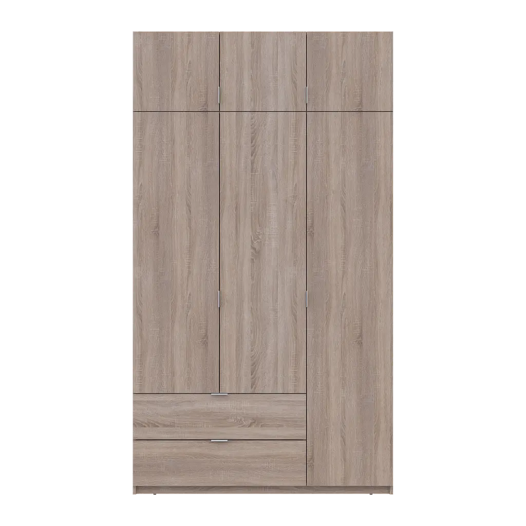 Шафа для одягу Doros Лукас Дуб Сонома 3ДСП 135х50х240 (80737803) - фото 7