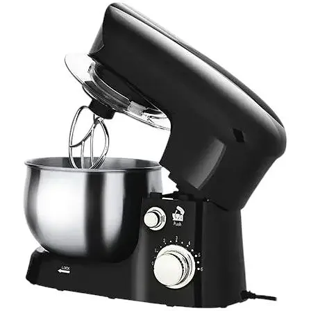 Тістоміс планетарний міксер Adler AD 4226 1200 Вт 3 л чаша з нержавіючої сталі на 6 швидкостей чорний - фото 3
