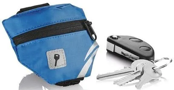 Сумка, чохол для ключів на липучці на руку для бігу Crivit IAN278802-1 Синій - фото 2