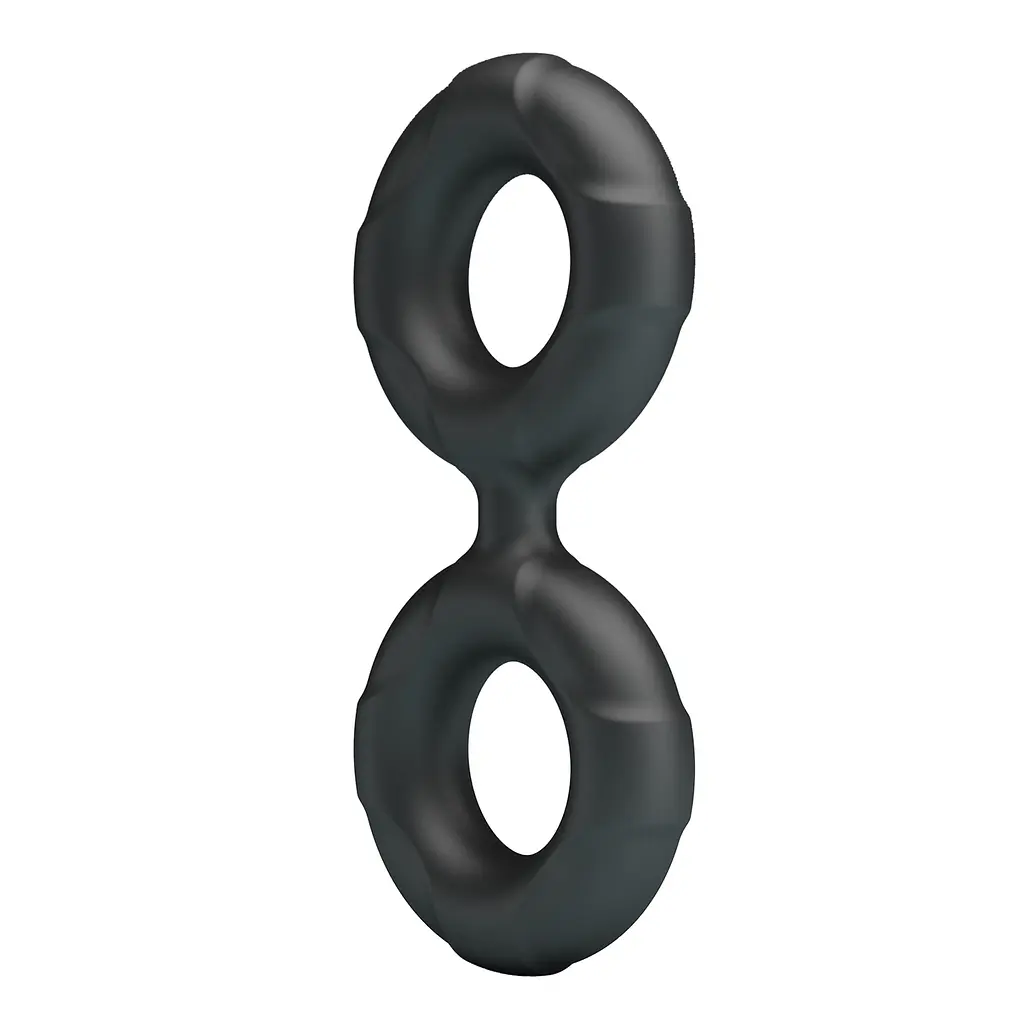Ерекційне кільце Crazy Bull Super Soft Silicone Radwan, чорне PRETTY LOVE BI-210364 103646 - фото 5