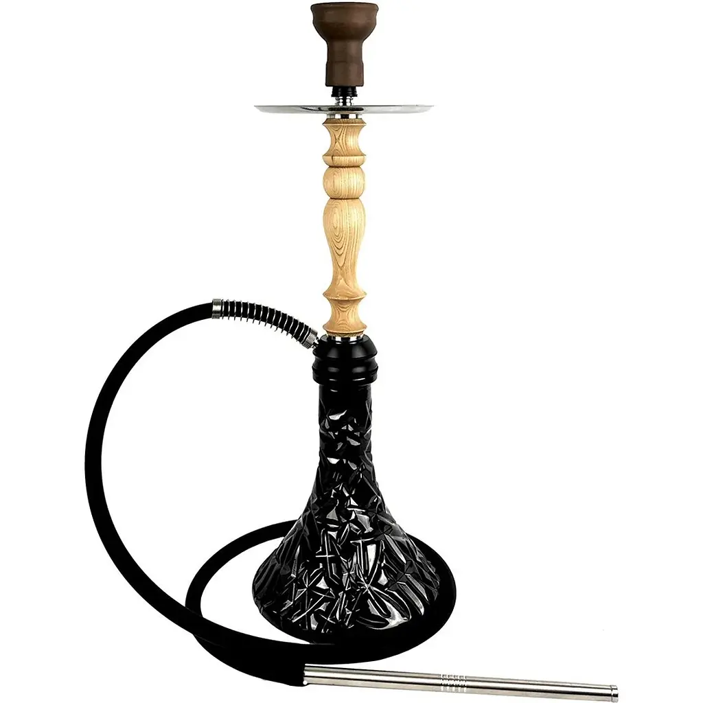 Кальян Aroma Hookah Bravo Original Craft Crystal Black - фото 2