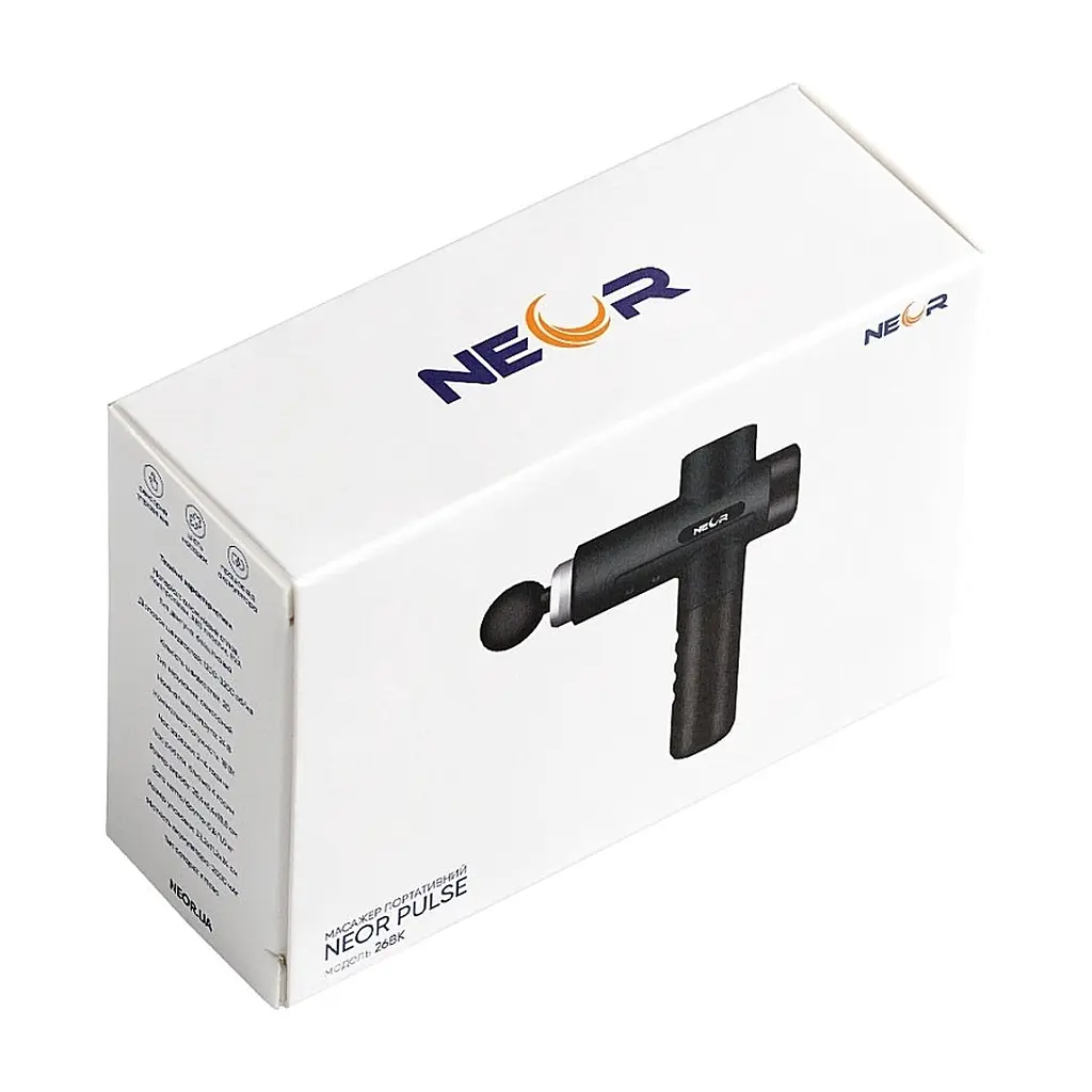Перкусійний ручний масажер Neor Pulse Pro 26BK - фото 8