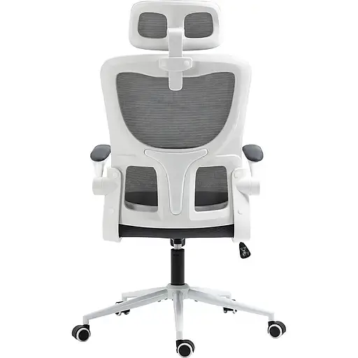 Офисное кресло GT Racer X-5728, бело-серое (X-5728 White/Gray) - фото 7