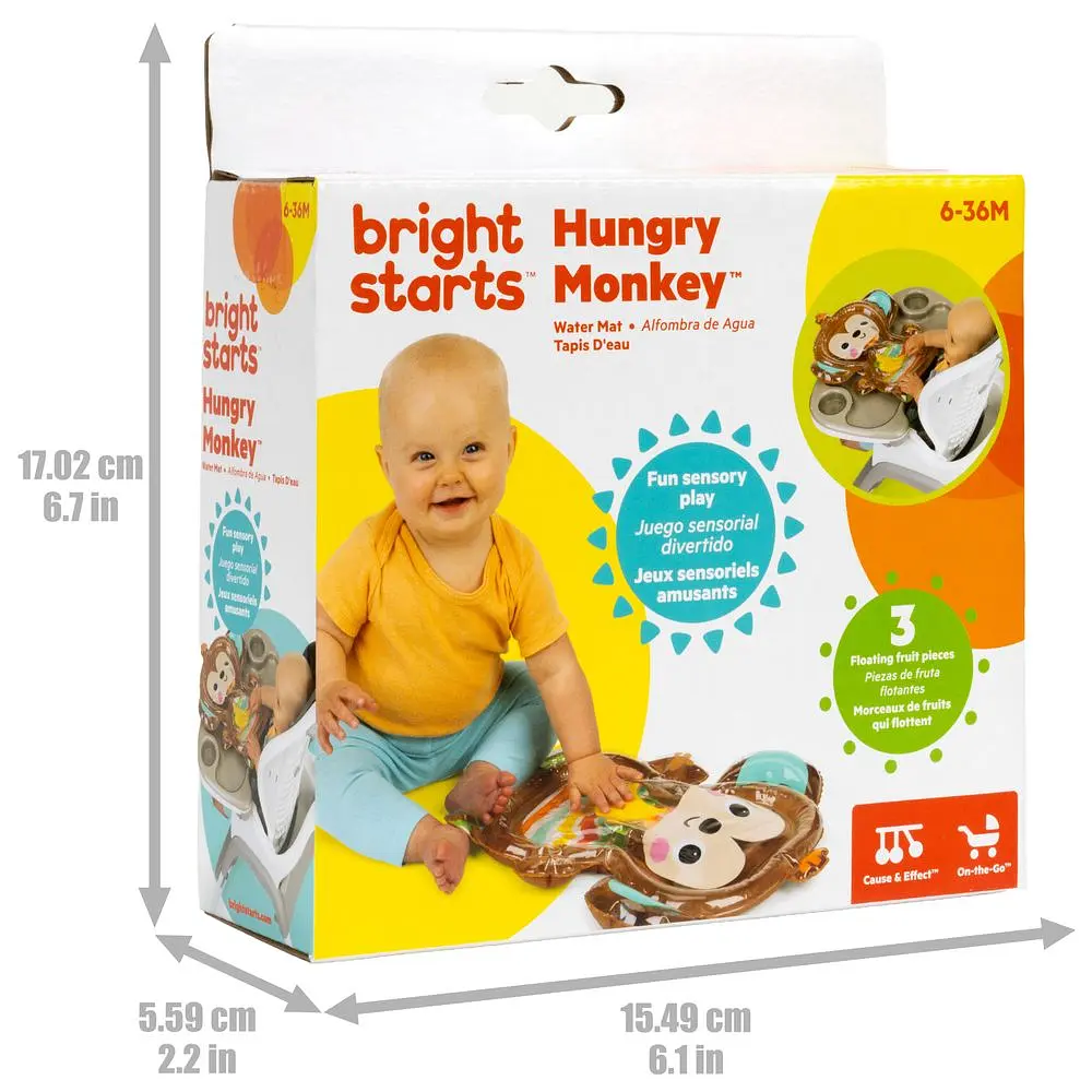 Водный развивающий коврик Bright Starts Hungry Monkey (16755) - фото 2