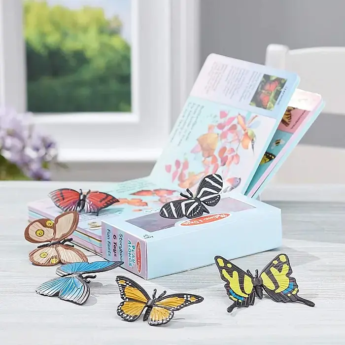 М'яка книга Melissa & Doug з ігровими фігурками метеликів (MD31281) - фото 4