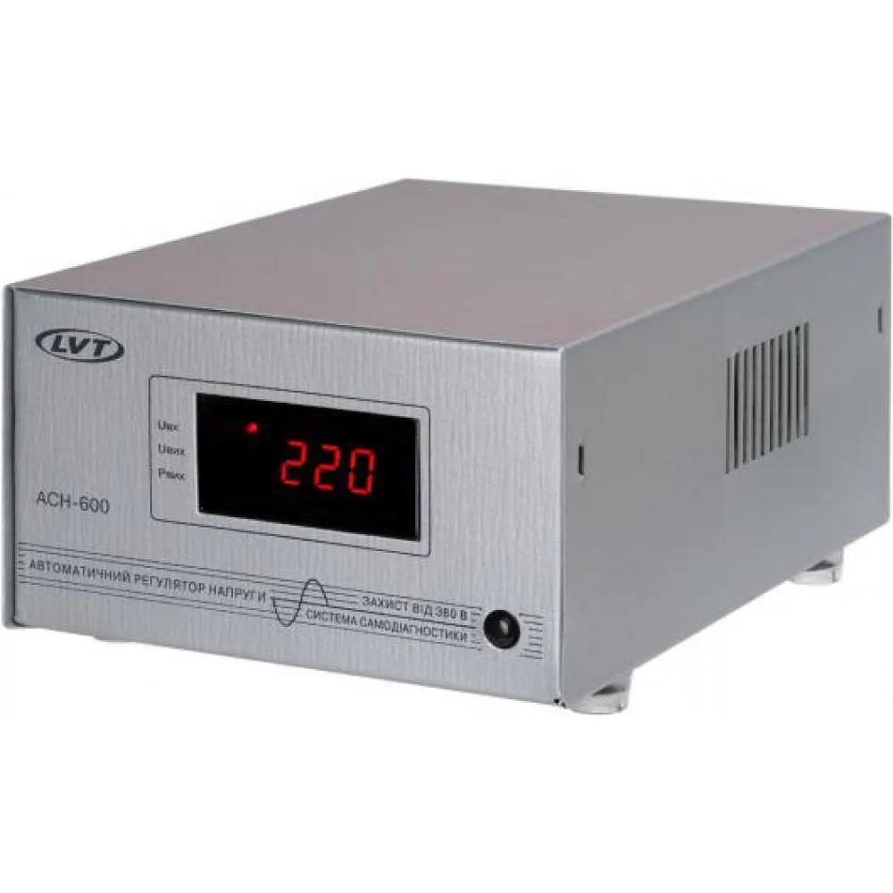 Стабілізатор напруги LVT АСН-600 релейний 600 Вт 30412 - фото 2