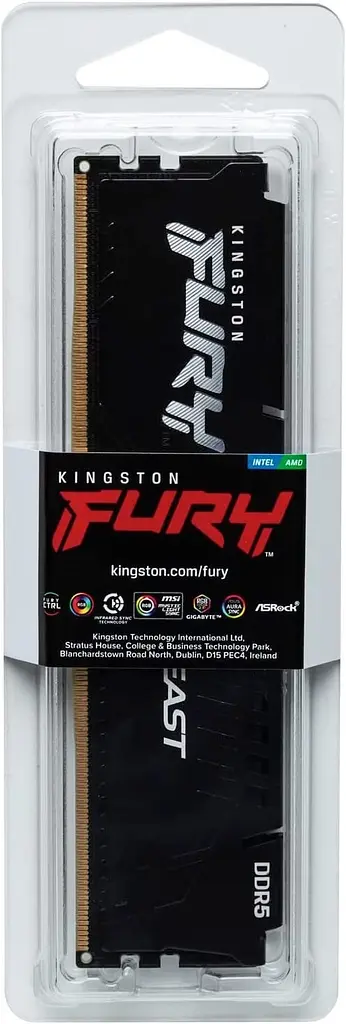 Kingston Пам'ять ПК DDR5 32GB 6000 FURY Beast Black EXPO - фото 5