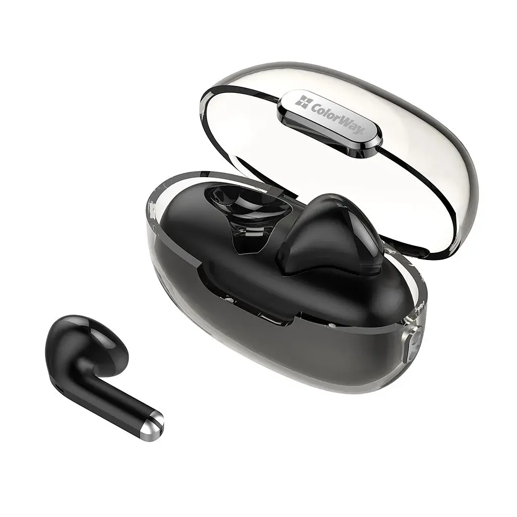 Навушники ColorWay Slim TWS-2 Earbuds Black (CW-TWS2BK) - фото 2