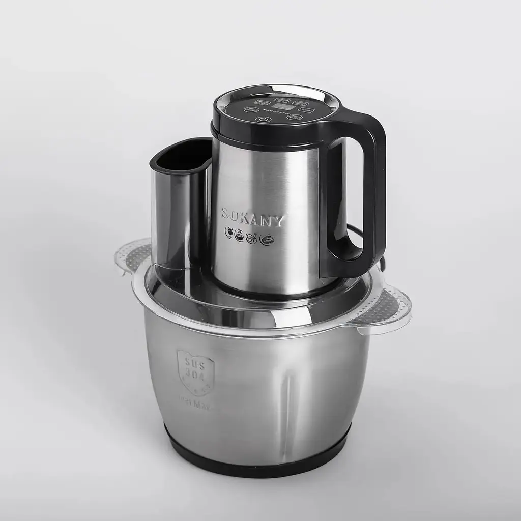 Многофункциональный блендер измельчитель Sokany SK-06035 LCD дисплей 900Вт 3.5л - фото 3