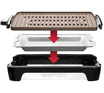 Гриль Russell Hobbs George Foreman 25850-56 Smokeless BBQ Grill (6651558) - фото 3