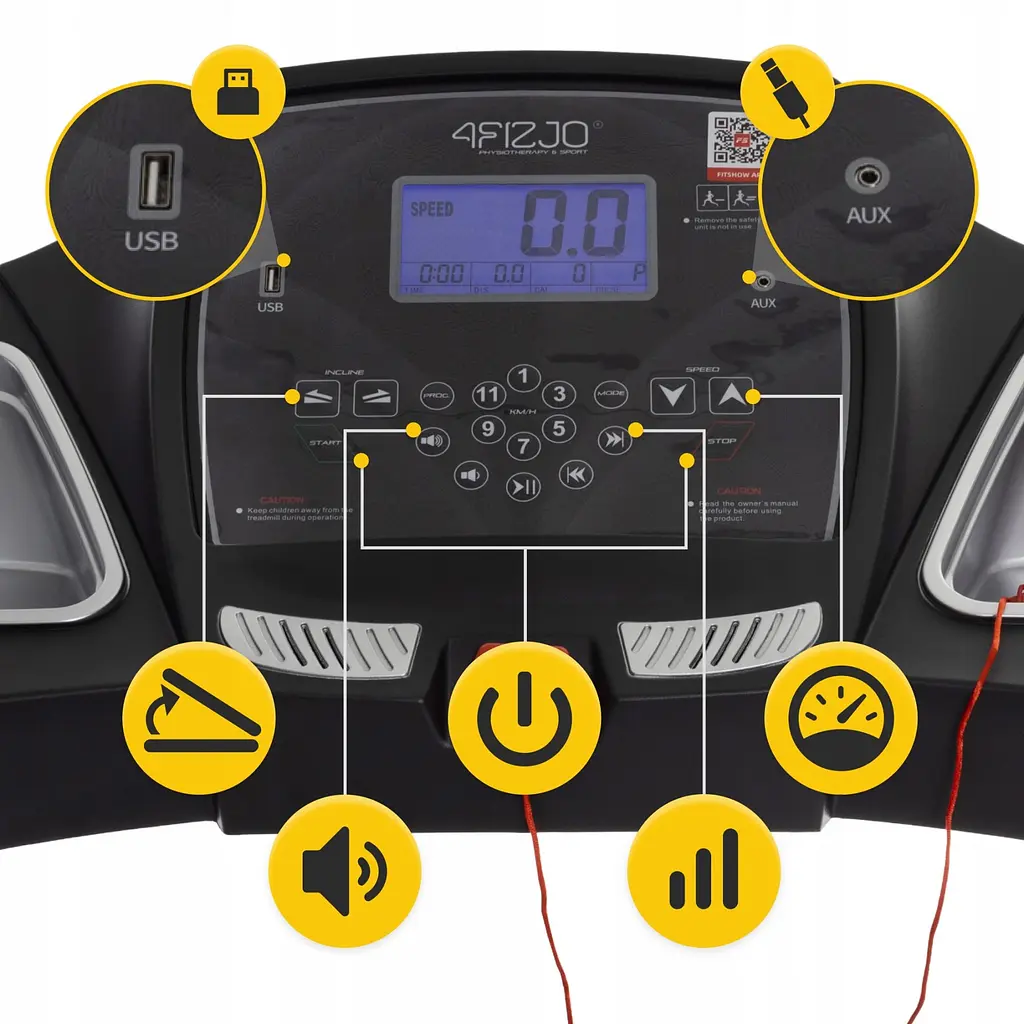 Беговая дорожка 4FIZJO TM Falco S+ (P-5907739319296) - фото 4