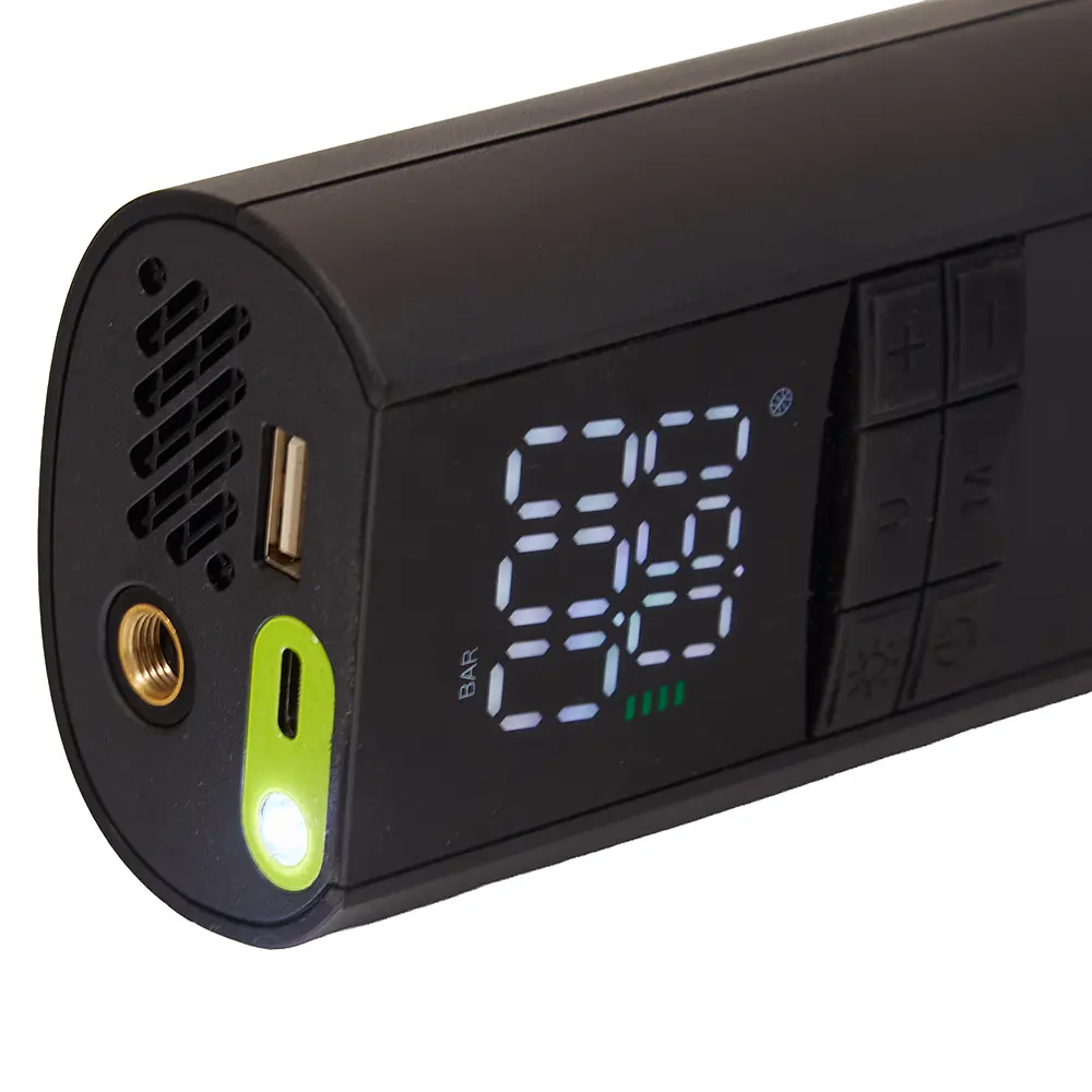 Портативний компресор акумуляторний Vitol 3в1 7.4V 29.6wh 8000mAh РК-дисплеєм (K-35) - фото 4